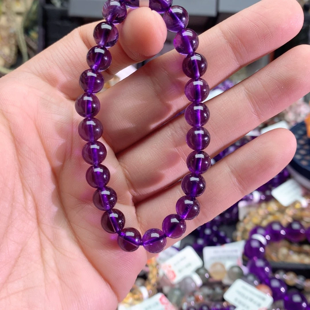 紫晶手链未镶嵌尘*乌拉圭8