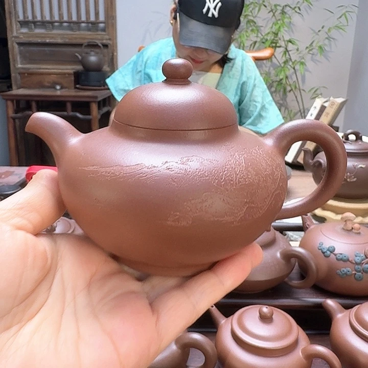 茶壶紫泥全手工制作华颖（260 C c）