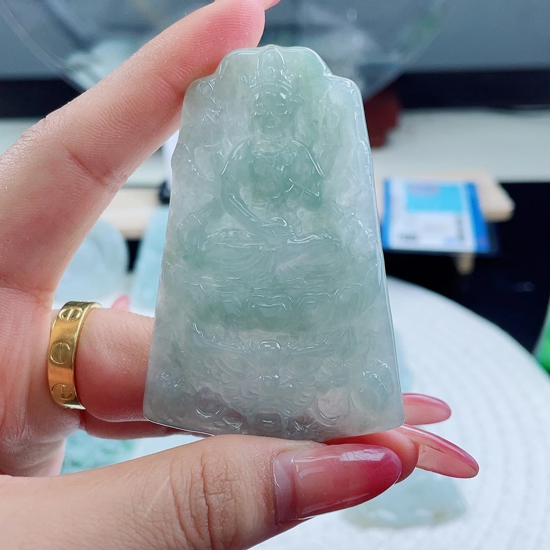 翡翠未镶嵌颈饰天然翡翠