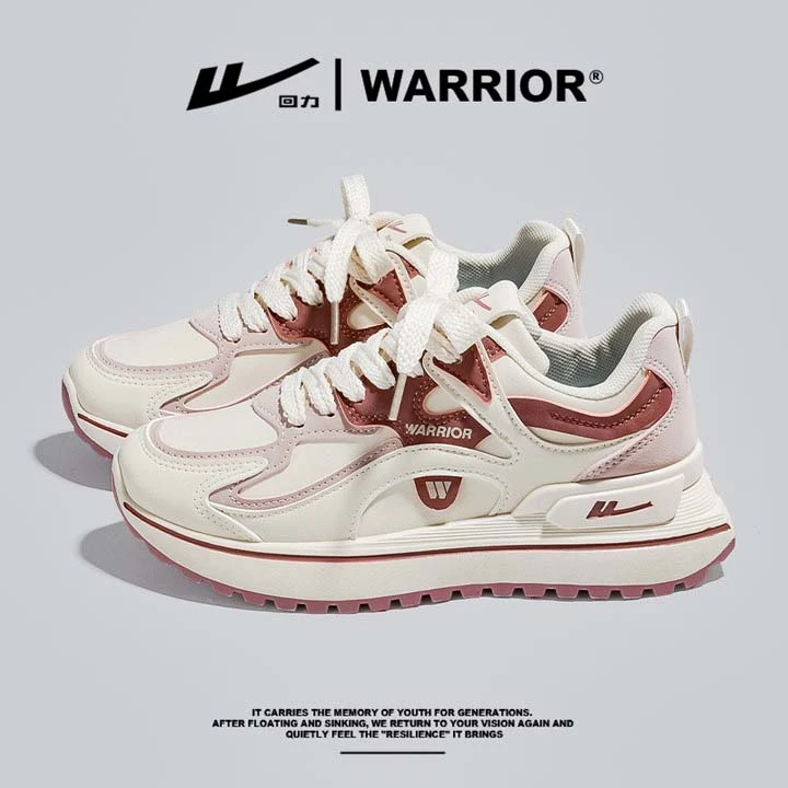 回力爆款百搭气质休闲鞋时尚女鞋2025新款秋季软底防滑老爹鞋子23