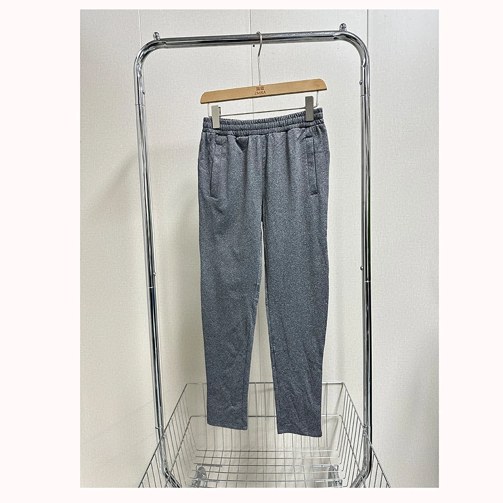 ML11664春季新款女士松紧腰直筒休闲长裤