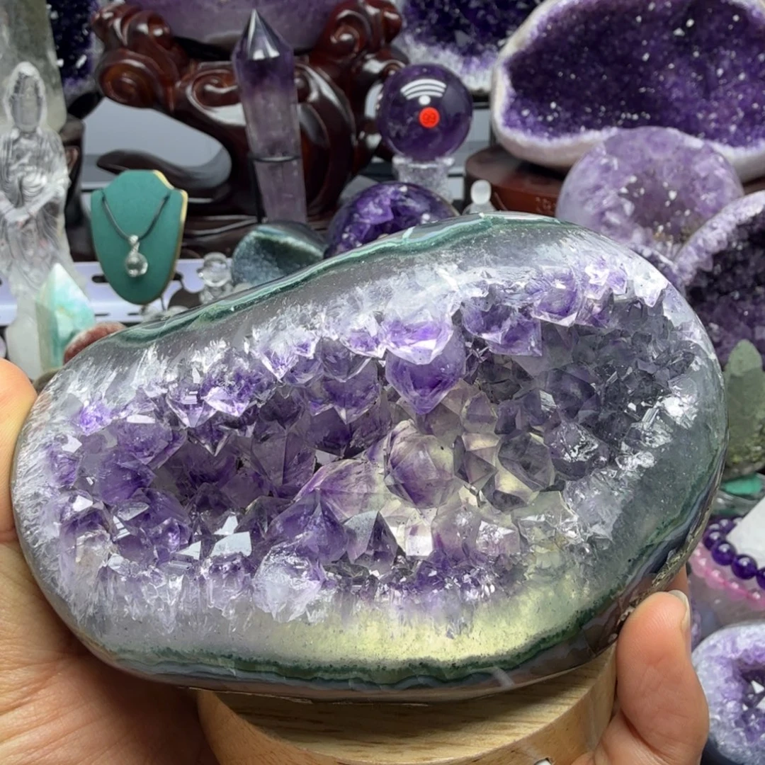 水晶摆件未镶嵌小夜灯