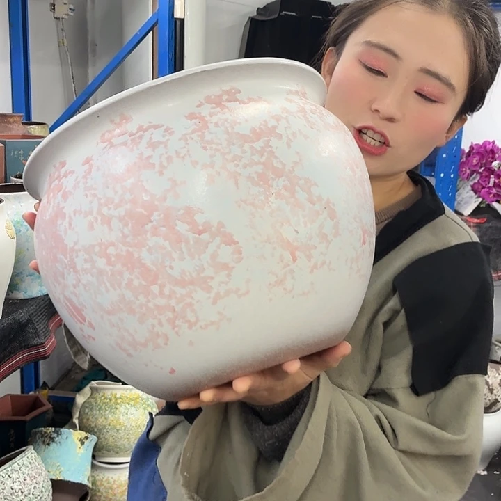 30×25 -粗陶花盆有孔-买买买