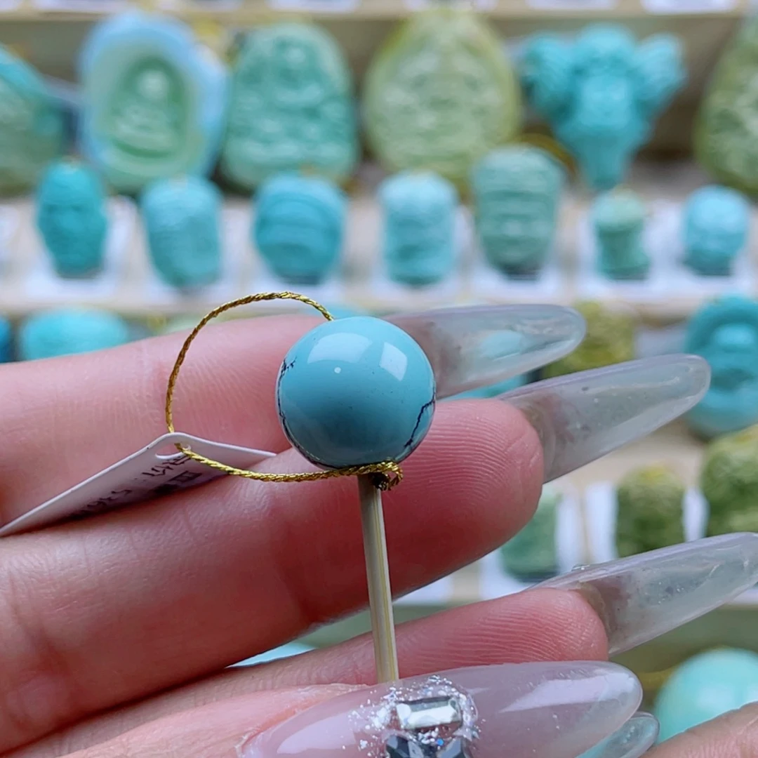 绿松石未镶嵌配饰13.5m