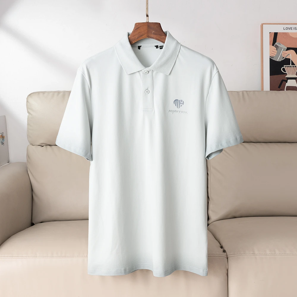 H2Y079撤柜款！宽松大码polo衫男款夏季薄款透气时尚短袖翻领半袖