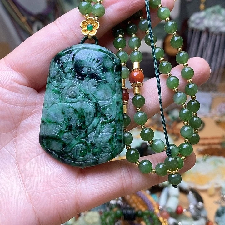 翡翠手链未镶嵌ঞ****一套600不退