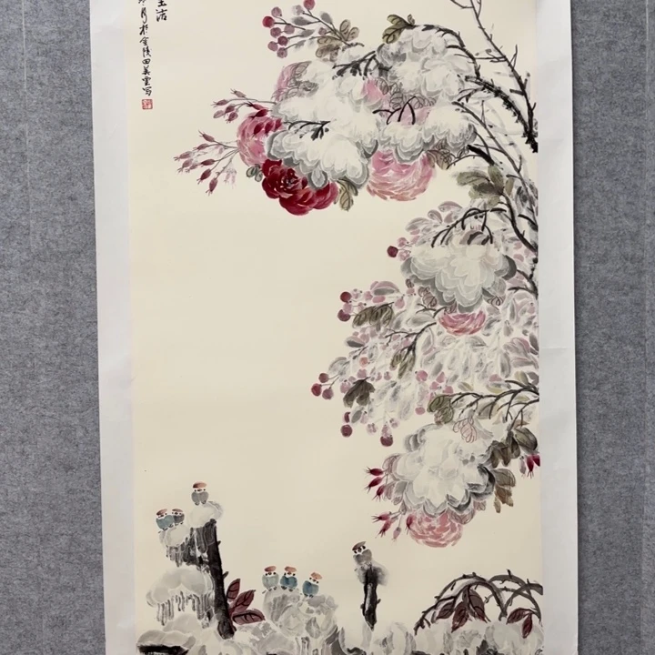 国画花鸟等图案的图案