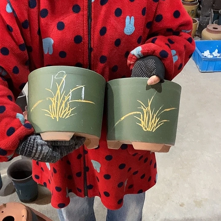 紫砂花盆紫砂花盆