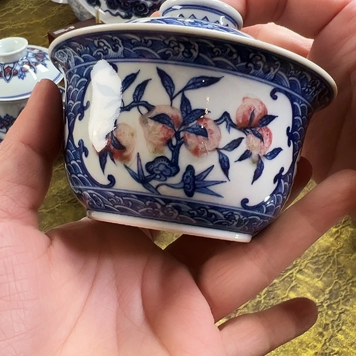 微瑕臻玉古坊原矿孔雀石釉里红