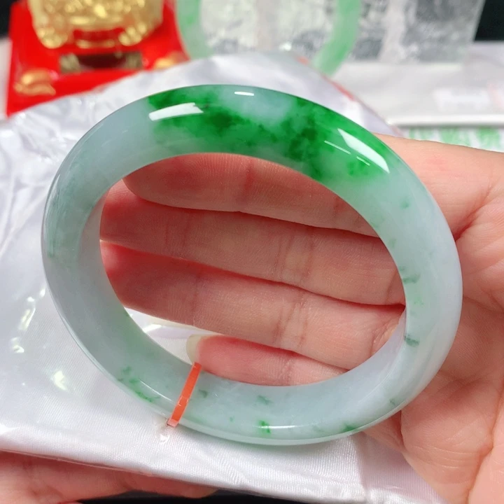 翡翠手镯未镶嵌   编号DH1108 正圈57-58