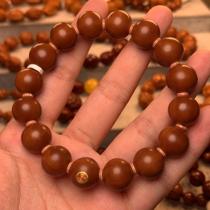 橄榄核手串/手链高品质1.35铁核光珠