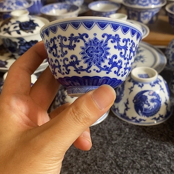 【寒窑】缠枝莲主人杯