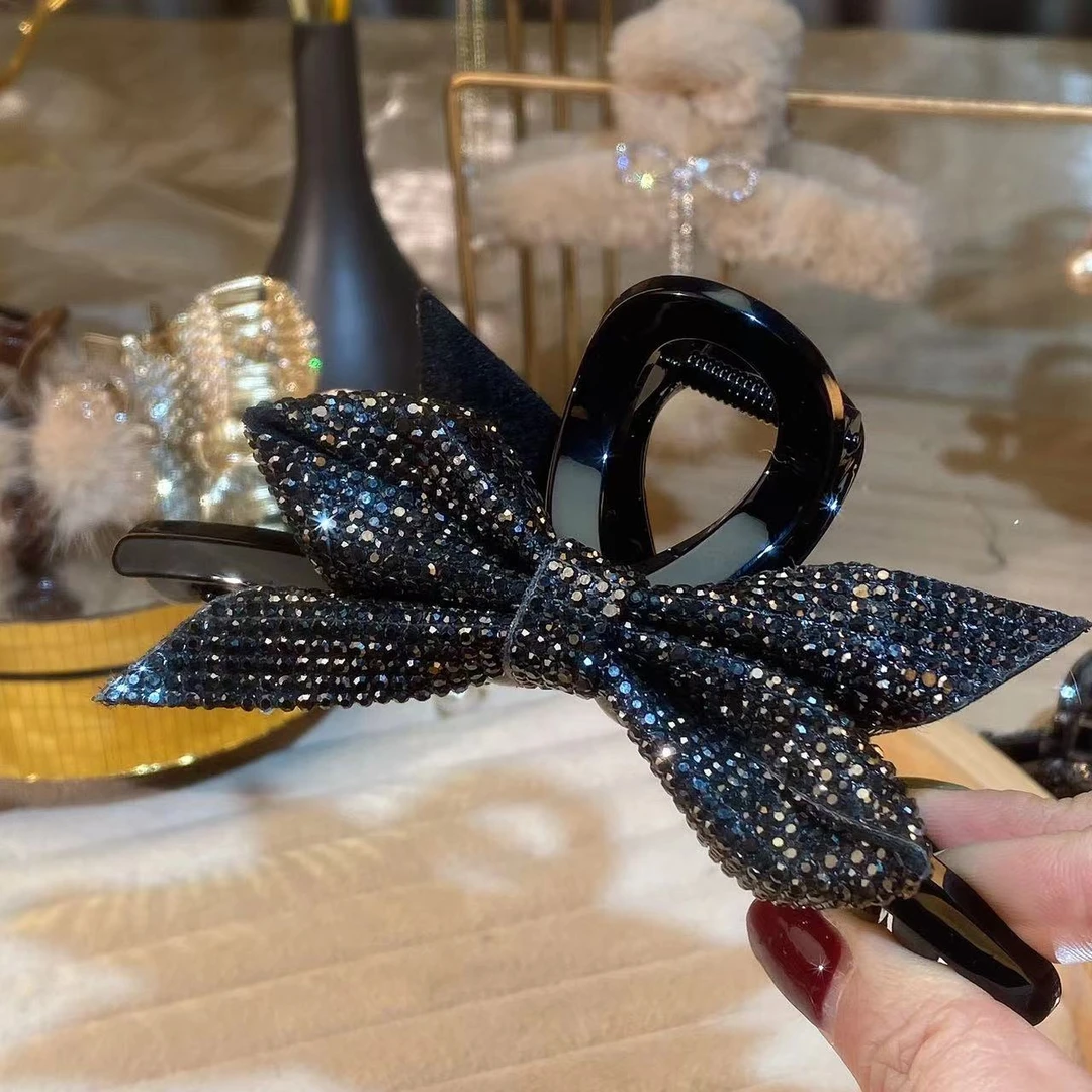 M1573 2024新款大号抓夹蝴蝶结款韩式抓夹