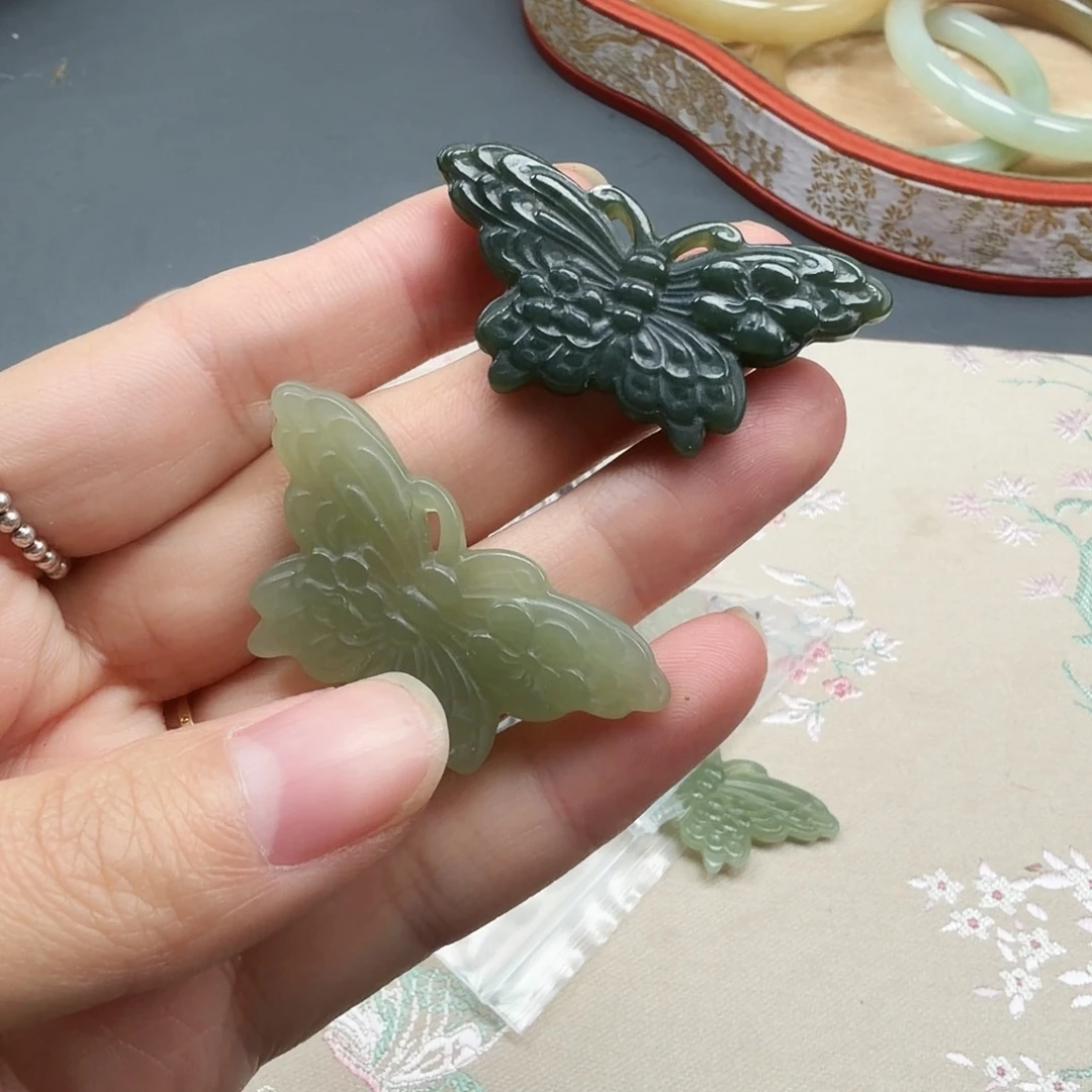 和田玉未镶嵌颈饰6