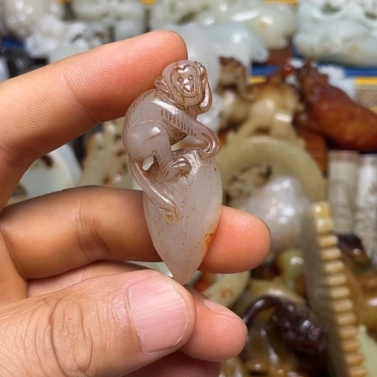 用***0和田玉未镶嵌挂件