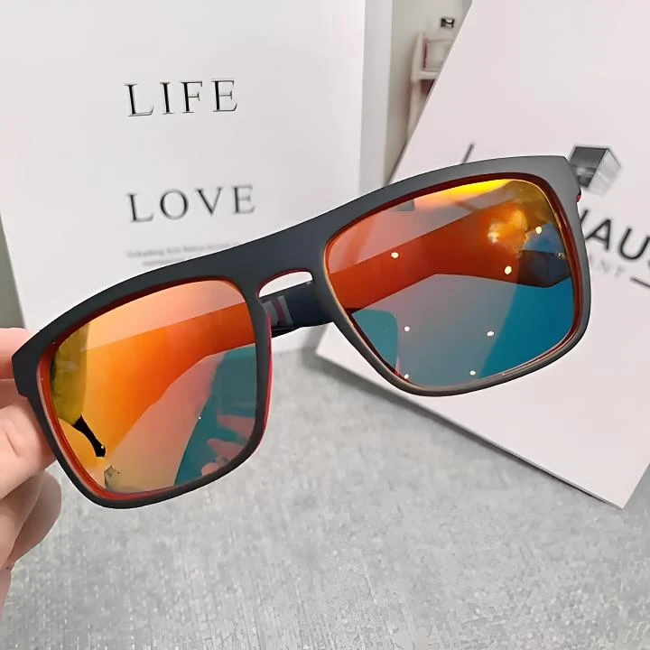 网红潮流太阳眼镜偏光防强光司机镜户外骑行防风防紫外线运动墨镜