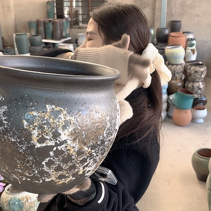 正品口27高25花盆……