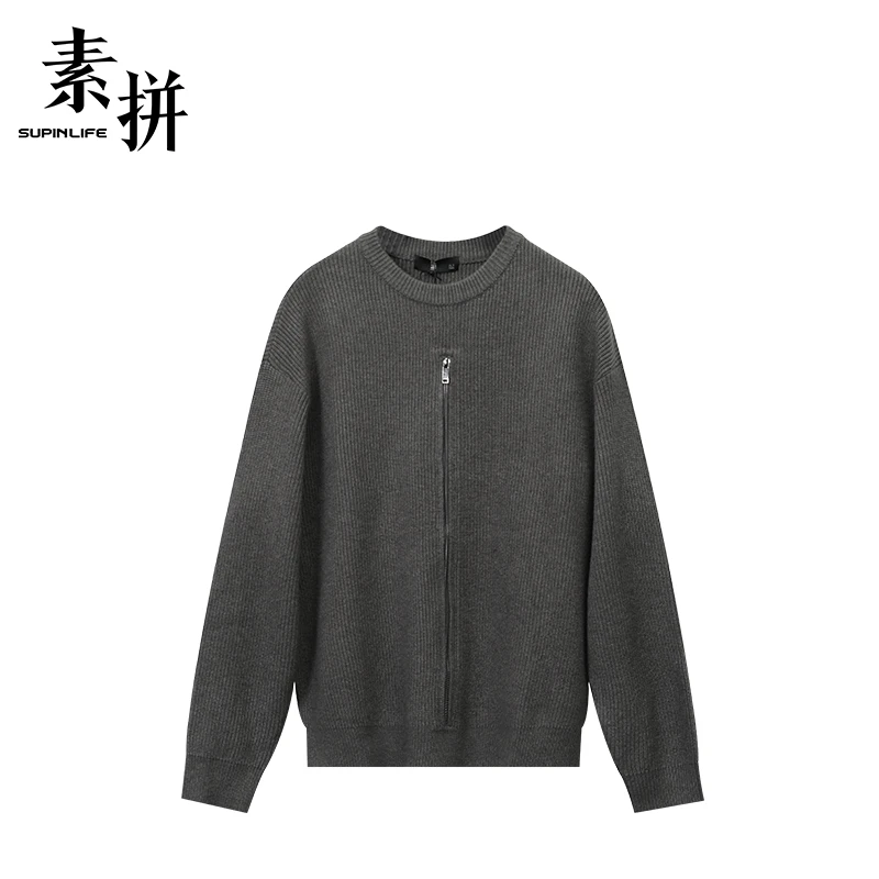 【SUPIN LIFE】25冬季新款针织衫SPAZZ557080AM-SPAZZ557080BM