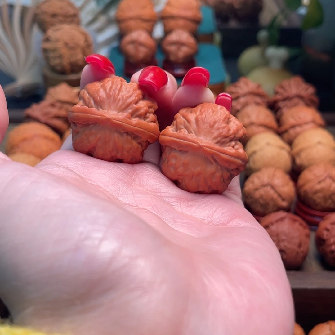 把件文玩核桃香*.玉石方樽