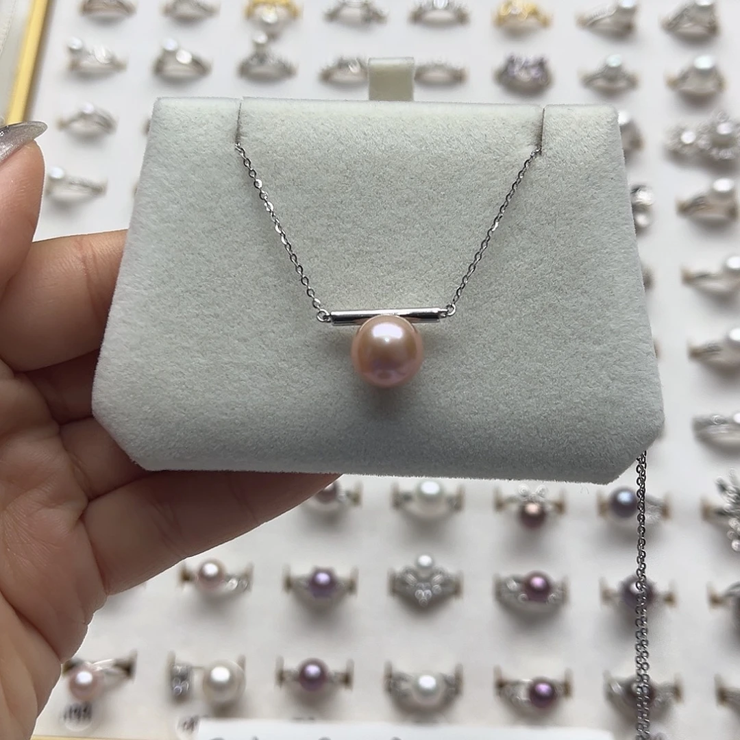套链银S925镶嵌淡水珍珠