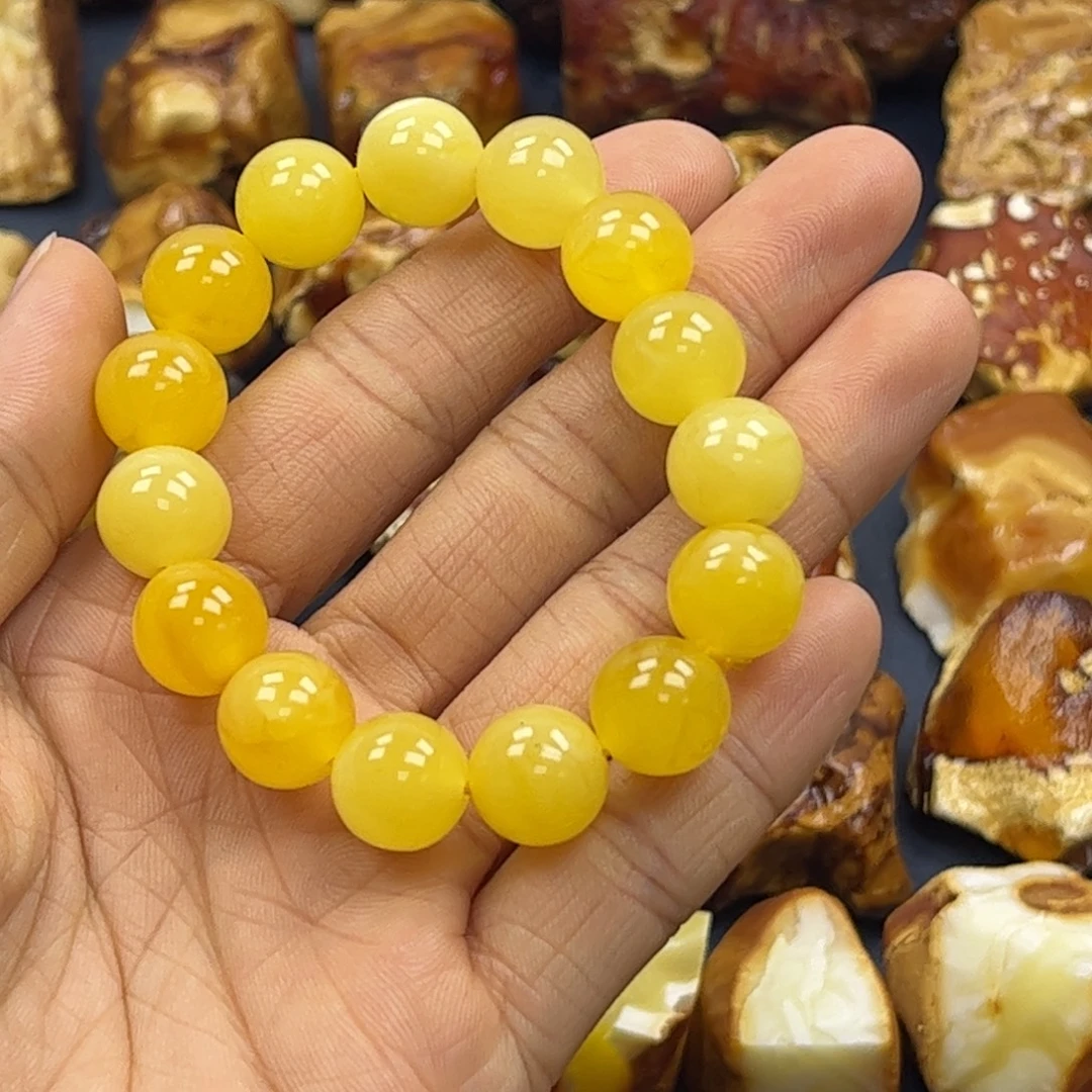 定制琥珀未镶嵌蜜蜡定制