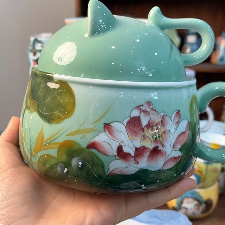 陶景德镇釉下手绘陶瓷