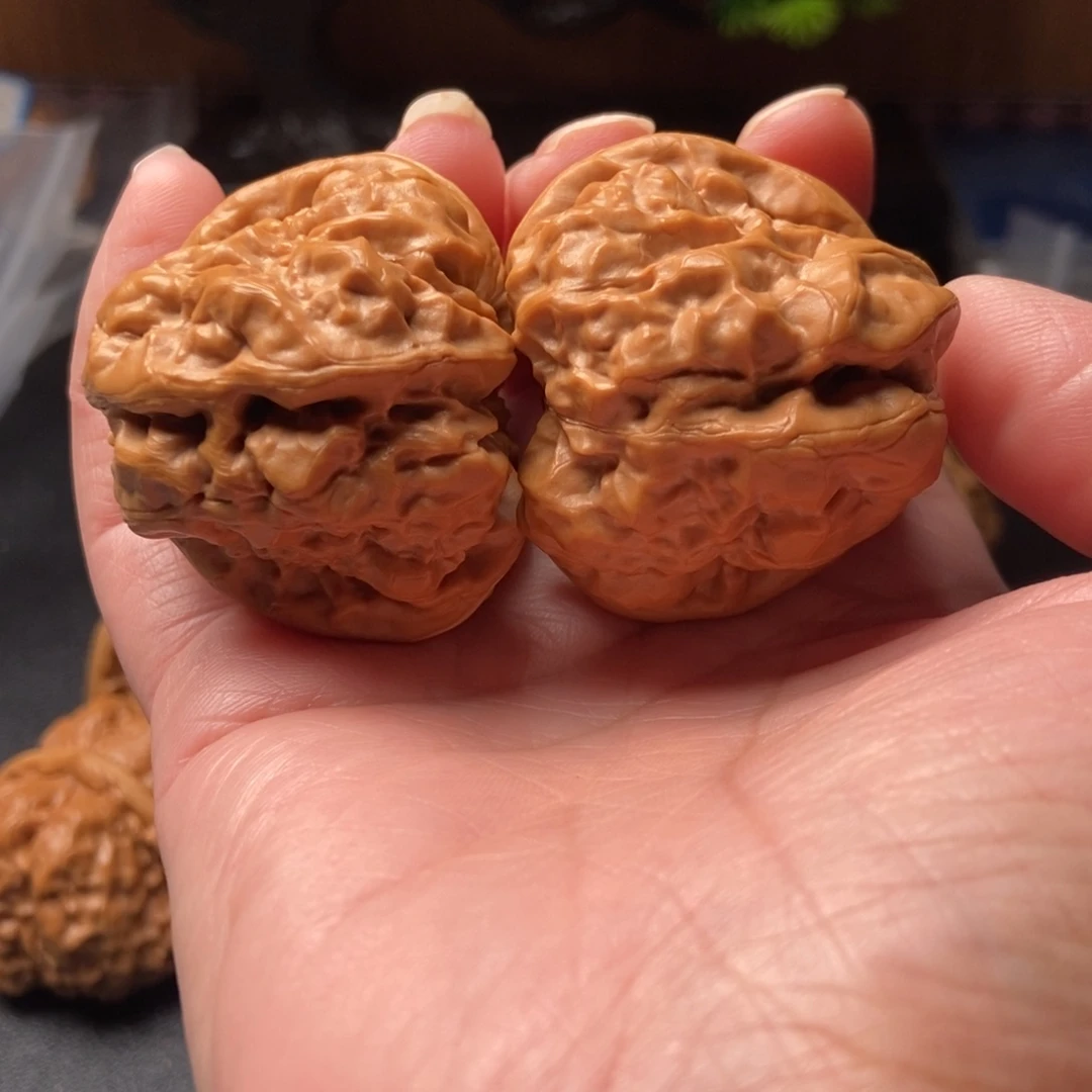 文玩核桃把件蛤蟆头43