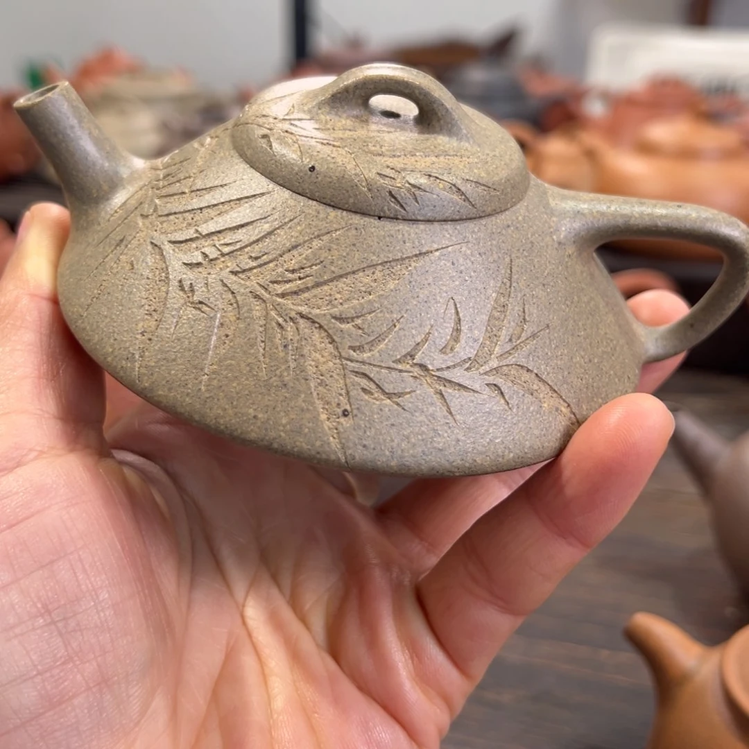 青段合瓢紫砂壶壶壶壶