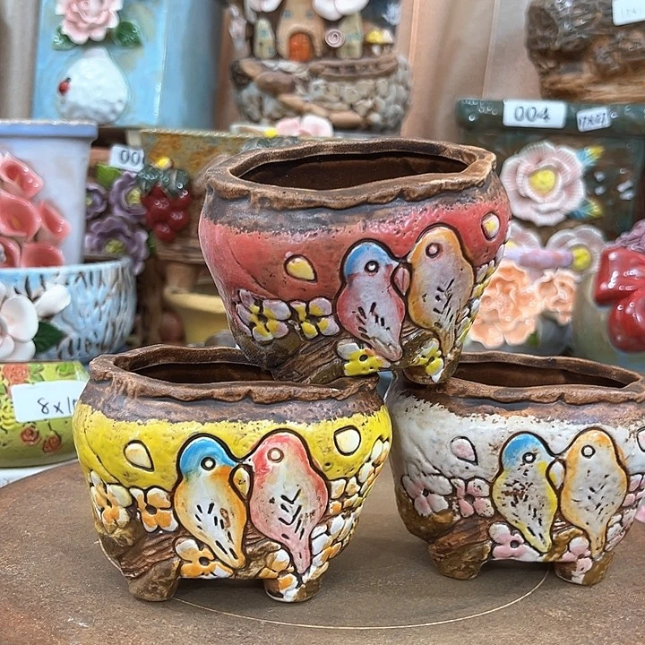 红陶粗陶多肉花盆