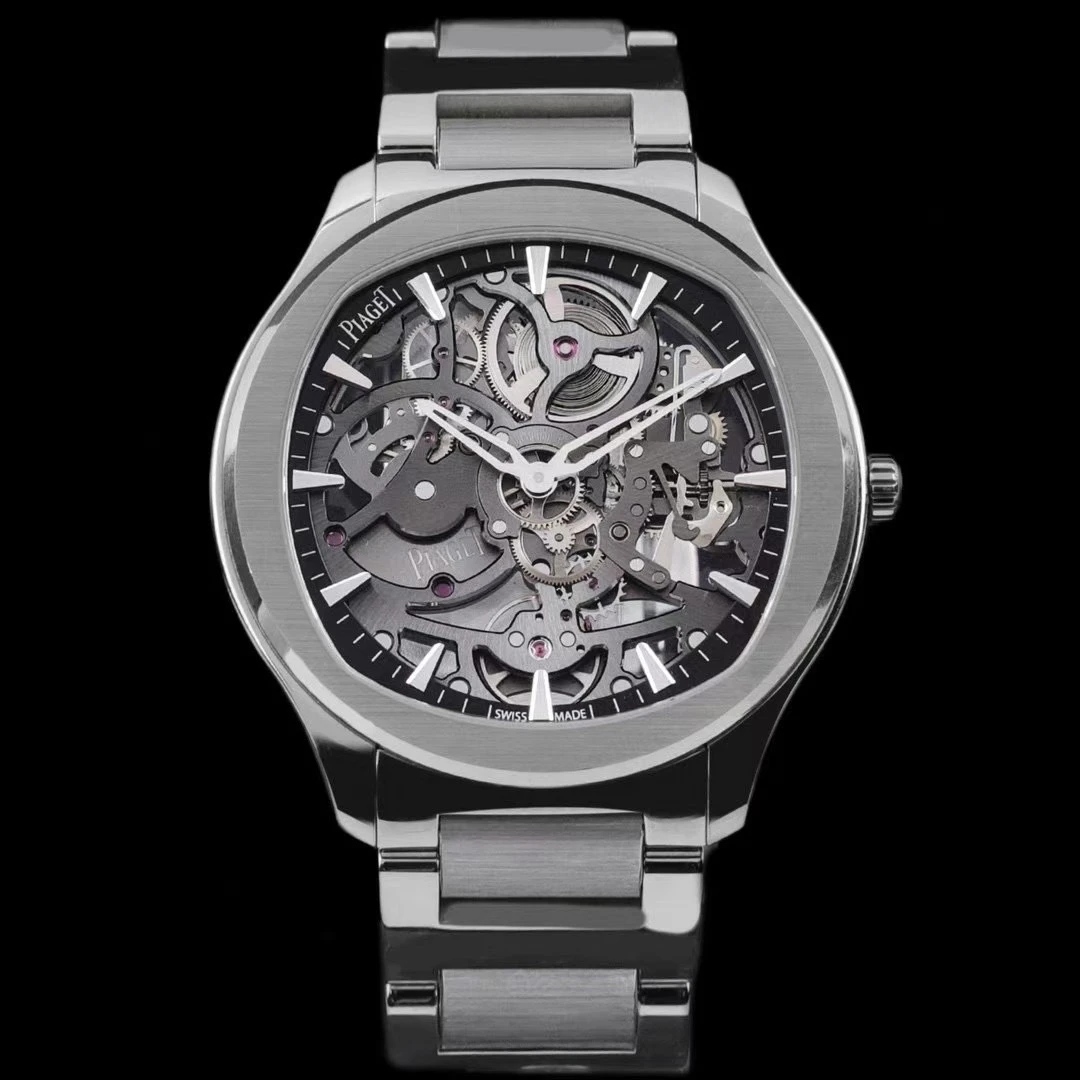 99新 Piaget/伯爵 Polo镂空腕表 G0A45001 42mm 22年全套