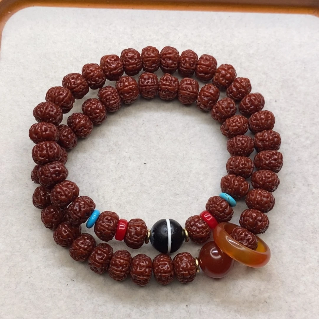 金刚菩提吊坠6瓣树王双绕11