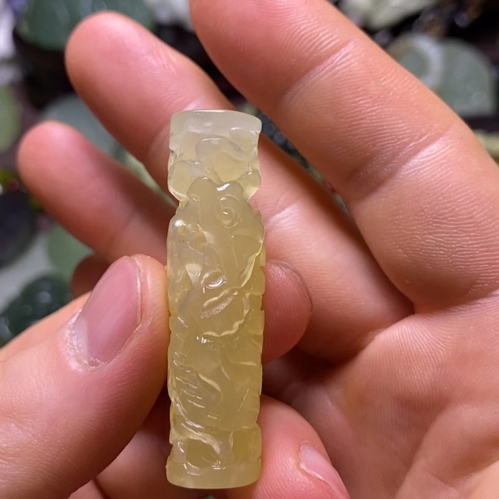 岫玉未镶嵌岫玉颈饰