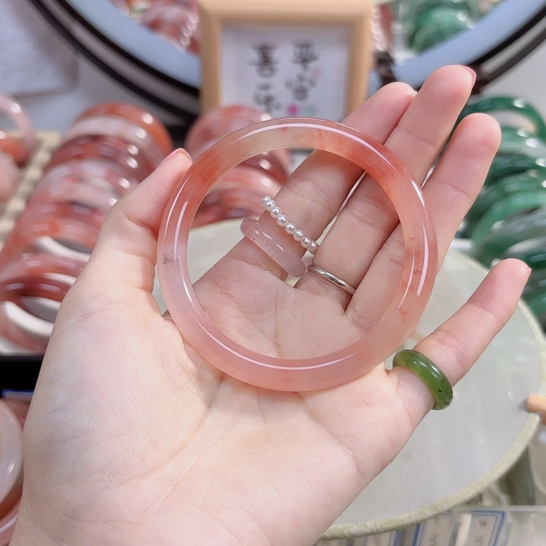 石英质玉手镯未镶嵌我****圆