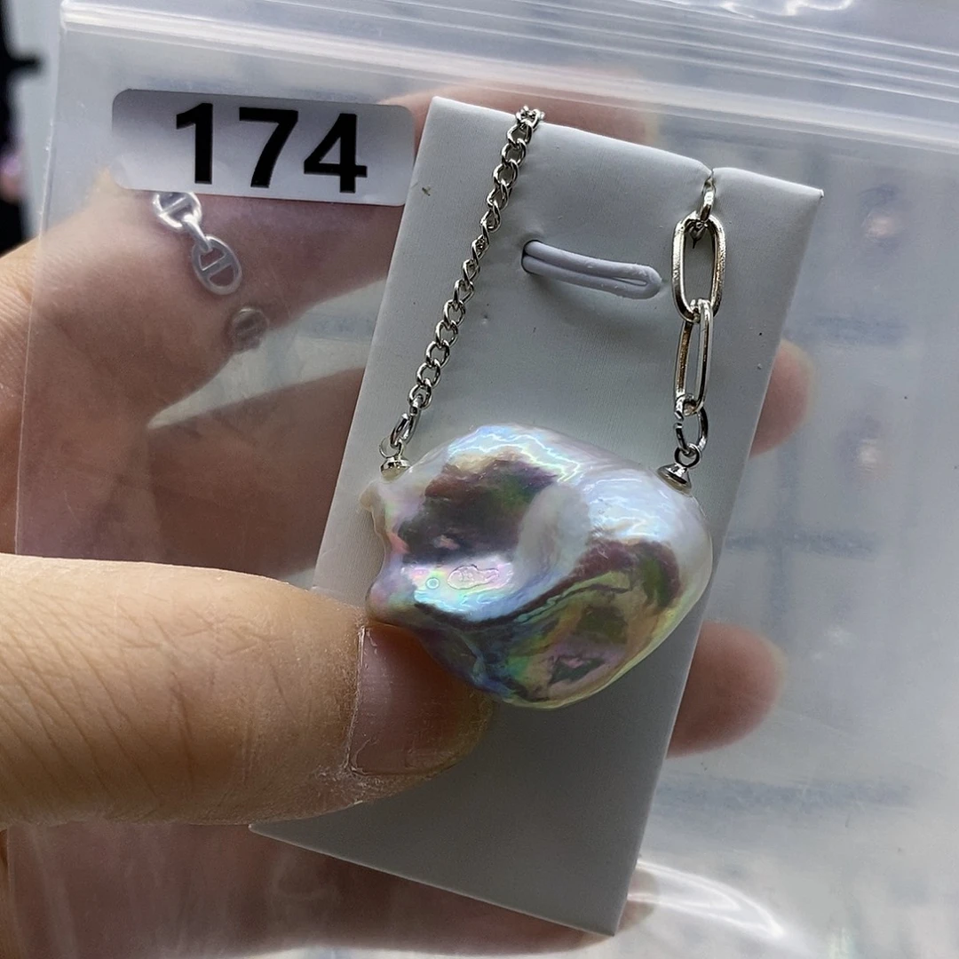 颈饰合金淡水珍珠