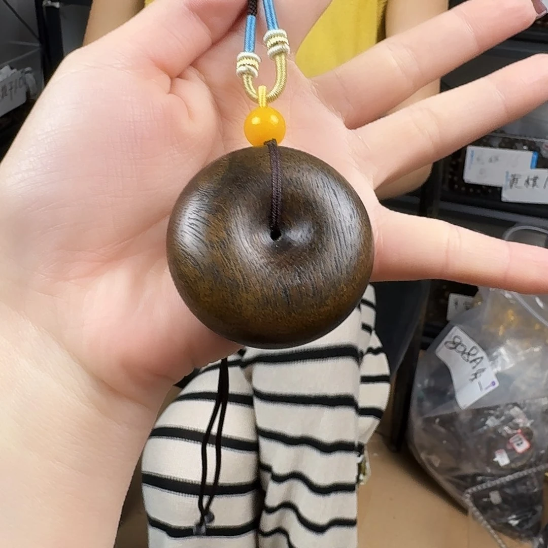 沉香香囊沉香沉水级大哥平安扣发一