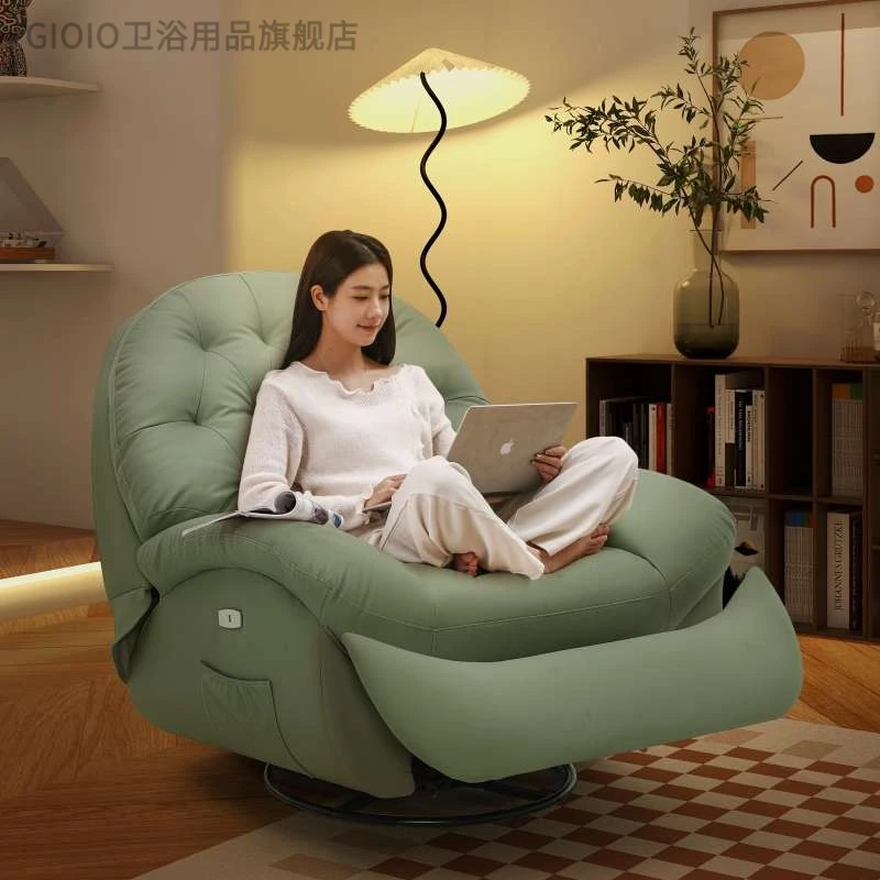 新疆西藏包邮头等太空功能摇椅轻奢风居家电动按摩休闲躺椅