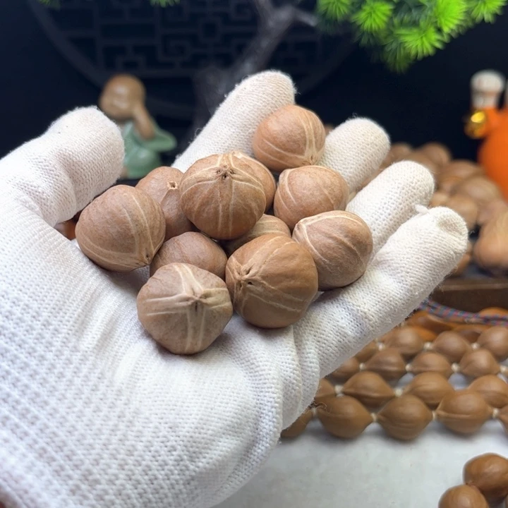 替***道手串/手链橄榄核2.2*2.2原皮四花铁核11颗