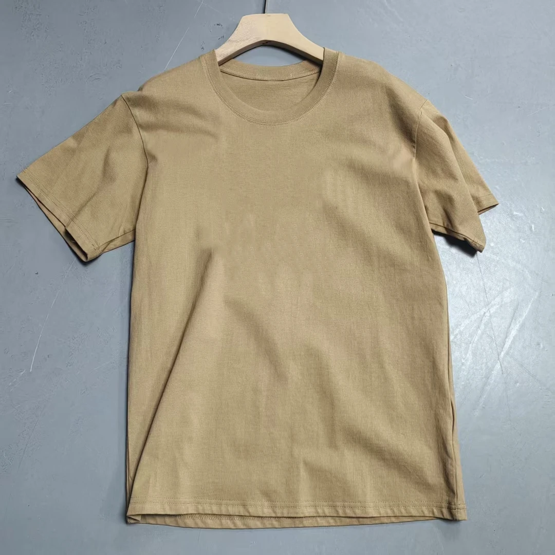 【南油玲姐】卡其色男女同款短袖T恤TX149