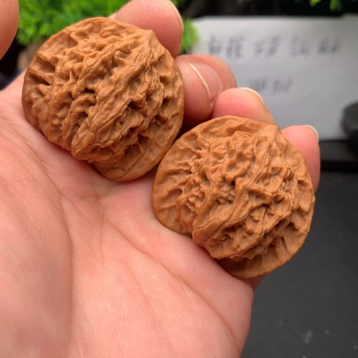 吊坠文玩核桃42尺蟠龙纹