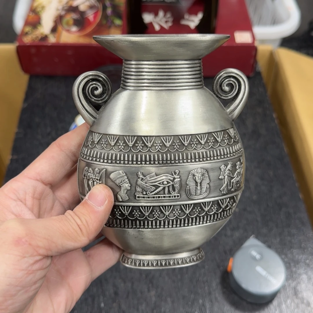 锡日本中古工艺品摆件