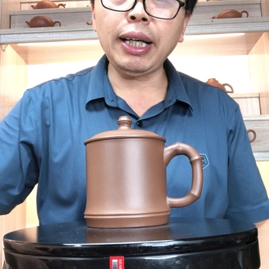 茶杯紫泥雅竹杯容量400