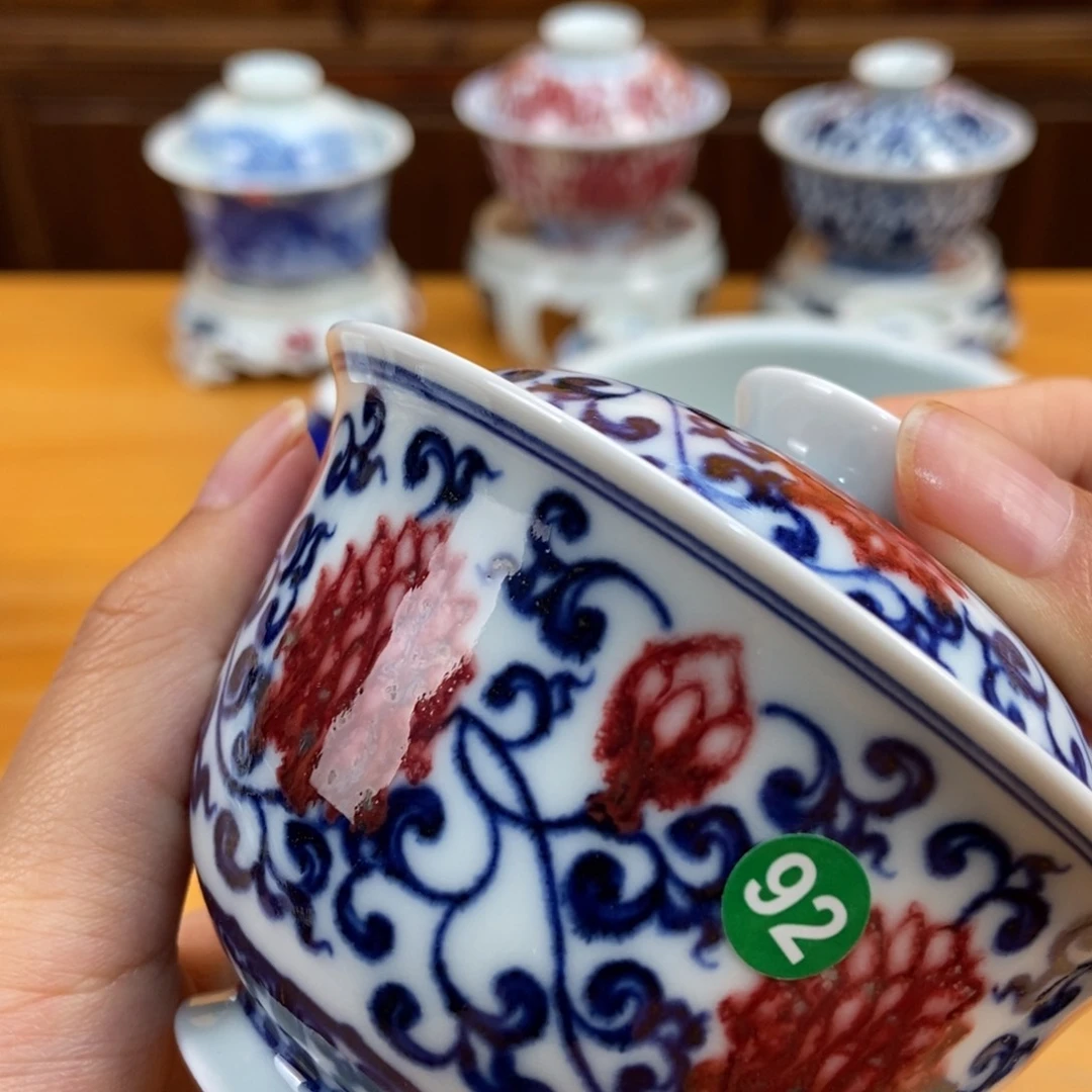 手绘现代茶具非古董