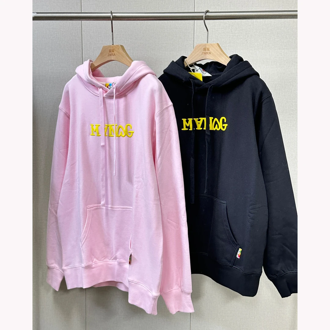 ZM1987秋冬连帽刺绣厚款休闲百搭卫衣