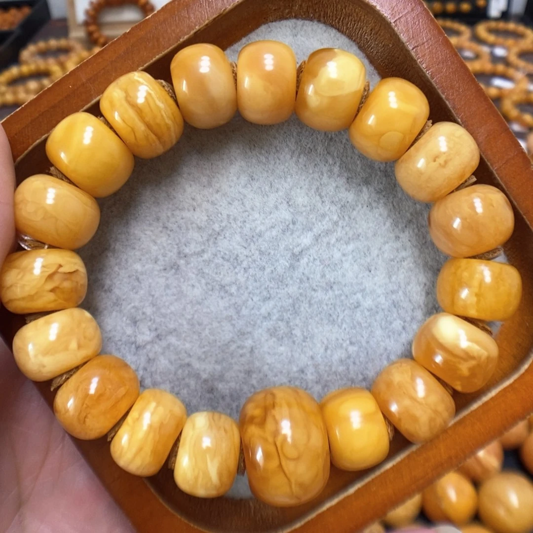 蜜蜡手串未镶嵌蜜蜡