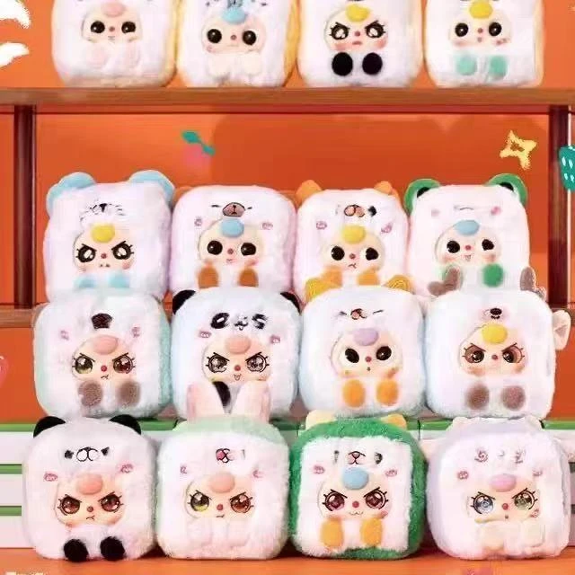 大漂亮潮玩-正版娃三岁毛绒小麻将【拆开不退不换】