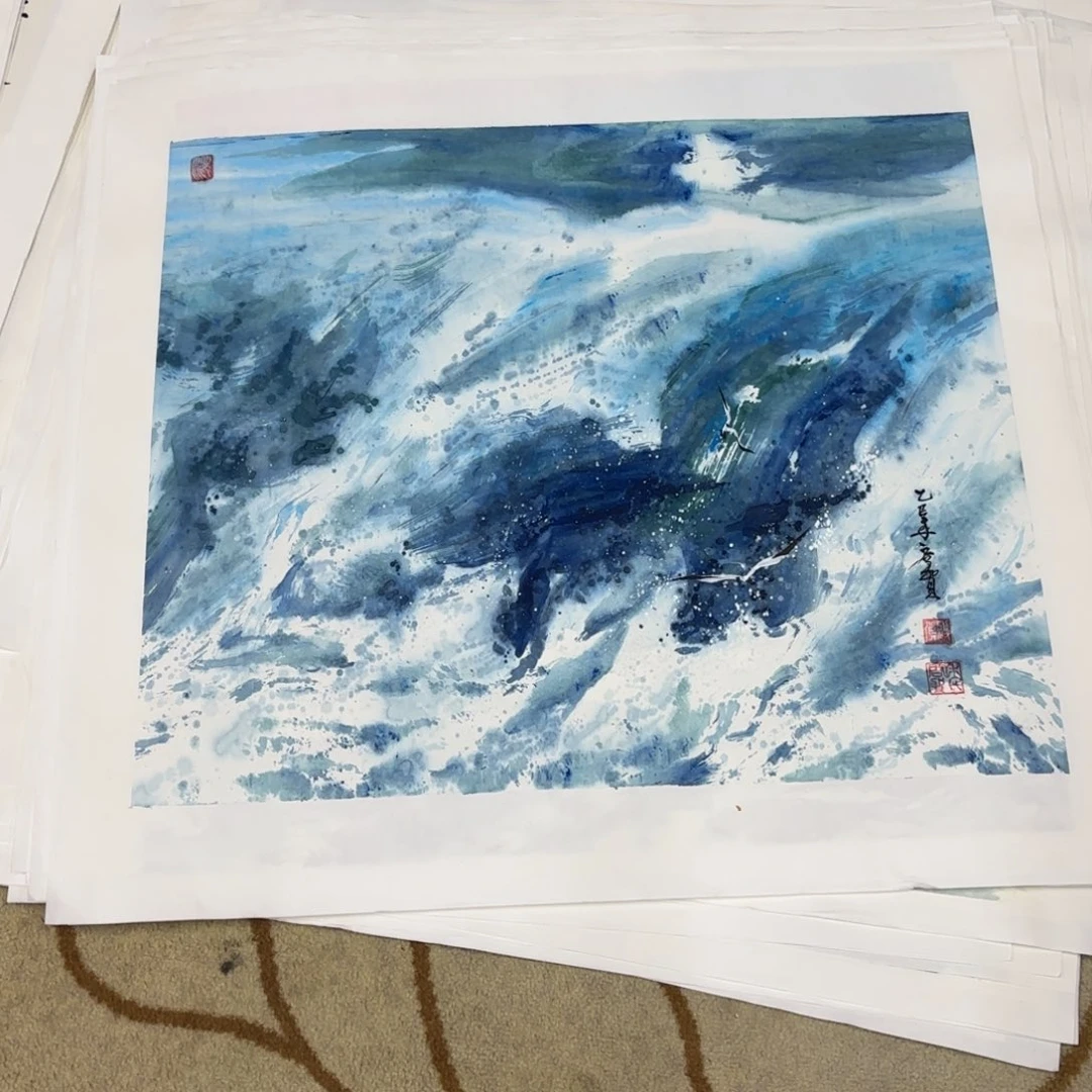 国画国画老师作品刘