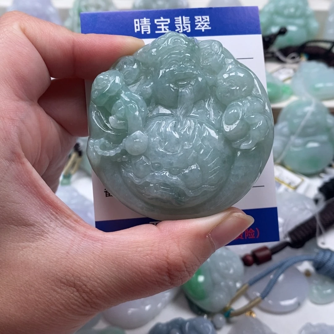 翡翠未镶嵌颈饰天然翡翠