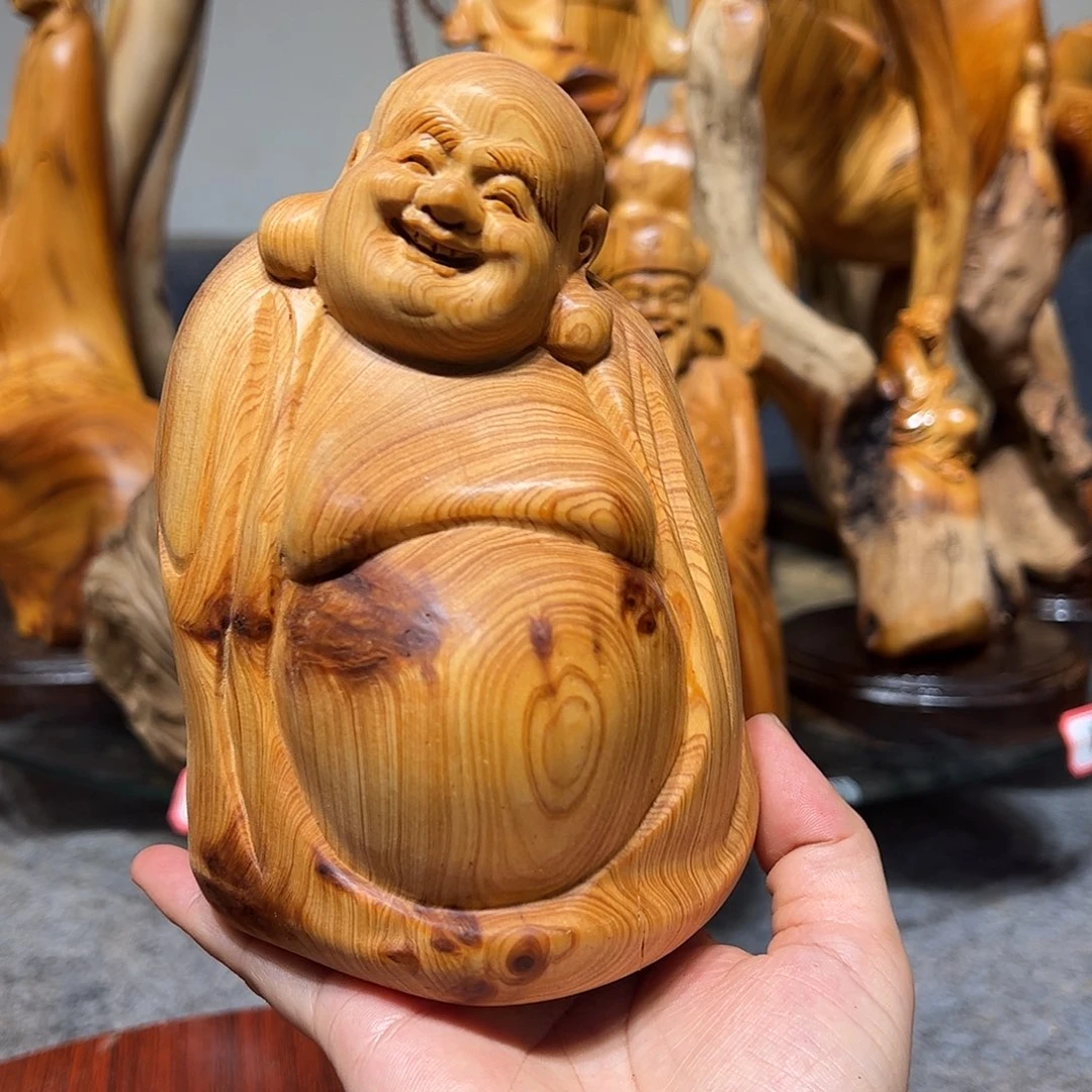 柏木崖柏木手把件摆件
