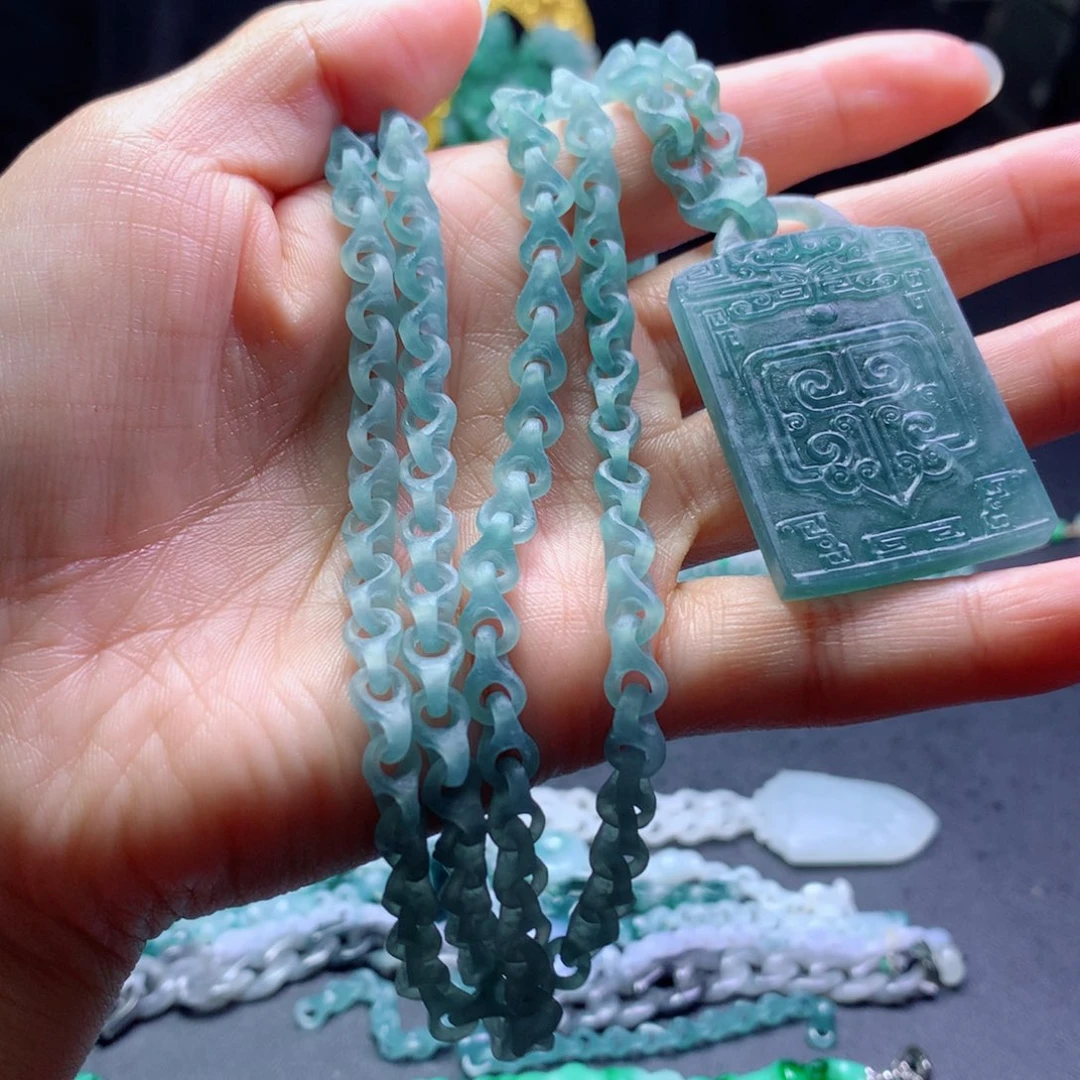 财***童定制翡翠未镶嵌翡翠