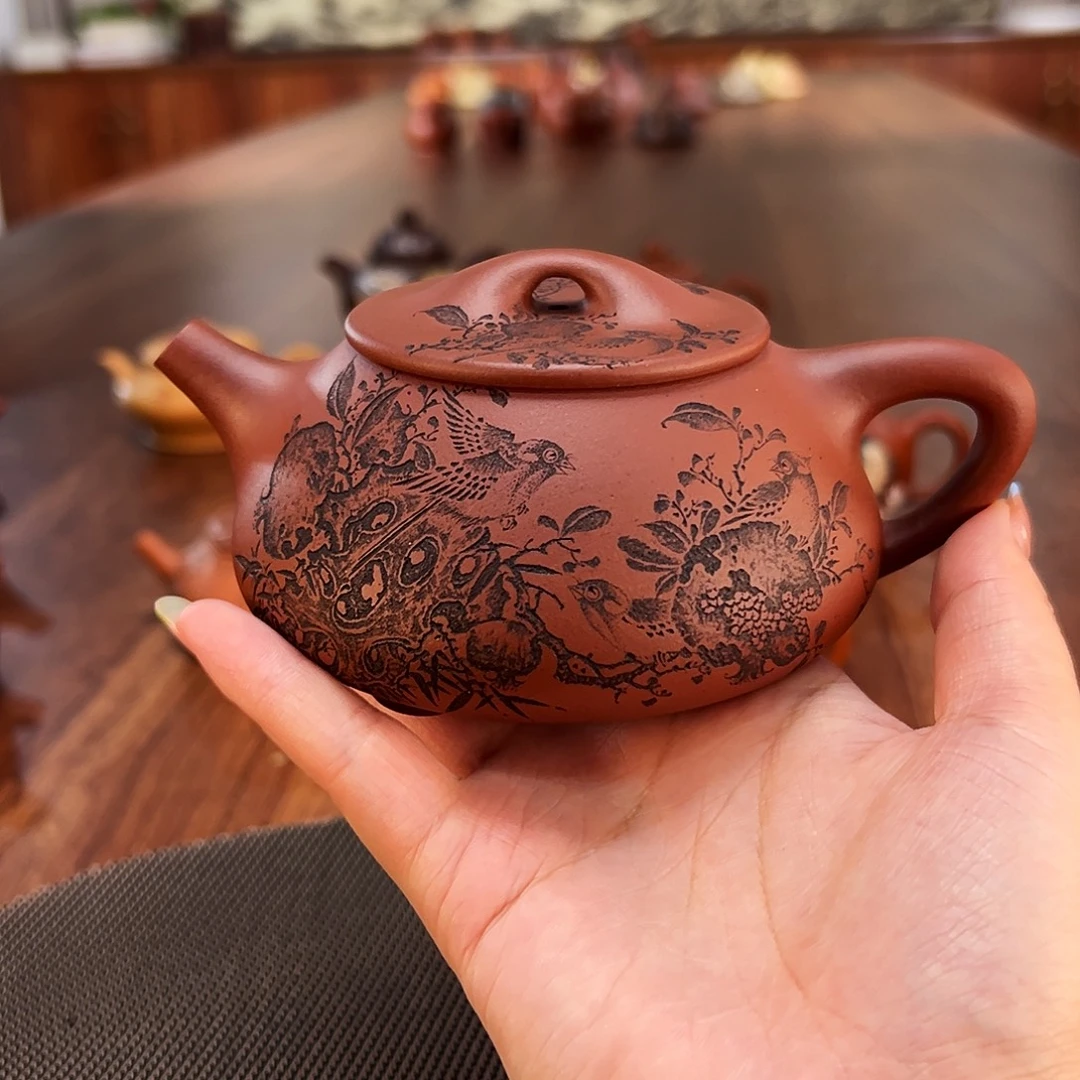 茶壶紫砂金玉满堂景舟
